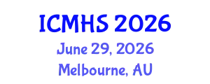 International Conference on Medicine and Health Sciences (ICMHS) June 29, 2026 - Melbourne, Australia
