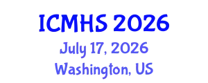 International Conference on Medicine and Health Sciences (ICMHS) July 17, 2026 - Washington, United States