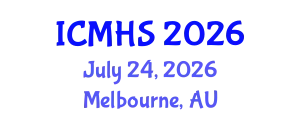 International Conference on Medicine and Health Sciences (ICMHS) July 24, 2026 - Melbourne, Australia