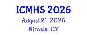 International Conference on Medicine and Health Sciences (ICMHS) August 21, 2026 - Nicosia, Cyprus