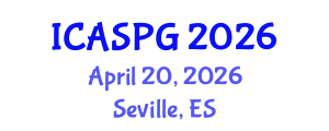 International Conference on Applied Seismology and Petroleum Geology (ICASPG) April 20, 2026 - Seville, Spain