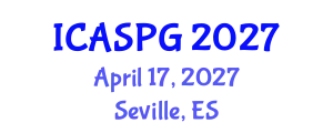 International Conference on Applied Seismology and Petroleum Geology (ICASPG) April 17, 2027 - Seville, Spain