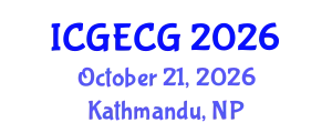 International Conference on Geotechnical Engineering and Computational Geophysics (ICGECG) October 21, 2026 - Kathmandu, Nepal