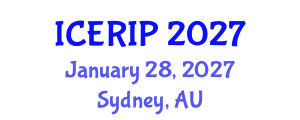International Conference on Education, Research, and Innovation Policy (ICERIP) January 28, 2027 - Sydney, Australia