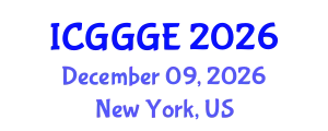 International Conference on Geoenvironmental, Geomechanics and Geotechnical Engineering (ICGGGE) December 09, 2026 - New York, United States
