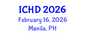 International Conference on Human Development (ICHD) February 16, 2026 - Manila, Philippines