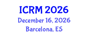 International Conference on Regenerative Medicine (ICRM) December 16, 2026 - Barcelona, Spain