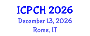 International Conference on Paediatrics and Child Health (ICPCH) December 13, 2026 - Rome, Italy