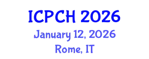 International Conference on Paediatrics and Child Health (ICPCH) January 12, 2026 - Rome, Italy
