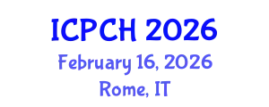 International Conference on Paediatrics and Child Health (ICPCH) February 16, 2026 - Rome, Italy