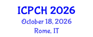 International Conference on Paediatrics and Child Health (ICPCH) October 18, 2026 - Rome, Italy