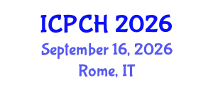 International Conference on Paediatrics and Child Health (ICPCH) September 16, 2026 - Rome, Italy