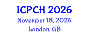 International Conference on Paediatrics and Child Health (ICPCH) November 18, 2026 - London, United Kingdom