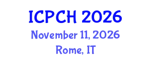 International Conference on Paediatrics and Child Health (ICPCH) November 11, 2026 - Rome, Italy