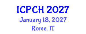 International Conference on Paediatrics and Child Health (ICPCH) January 18, 2027 - Rome, Italy