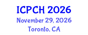 International Conference on Paediatrics and Child Health (ICPCH) November 29, 2026 - Toronto, Canada