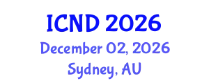 International Conference on Neurodevelopmental Disorders (ICND) December 02, 2026 - Sydney, Australia