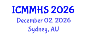 International Conference on Medical, Medicine and Health Sciences (ICMMHS) December 02, 2026 - Sydney, Australia