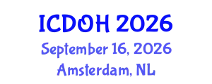 International Conference on Dentistry and Oral Health (ICDOH) September 16, 2026 - Amsterdam, Netherlands