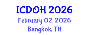 International Conference on Dentistry and Oral Health (ICDOH) February 02, 2026 - Bangkok, Thailand