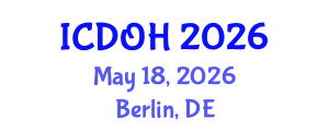 International Conference on Dentistry and Oral Health (ICDOH) May 18, 2026 - Berlin, Germany