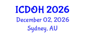 International Conference on Dentistry and Oral Health (ICDOH) December 02, 2026 - Sydney, Australia