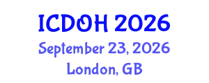 International Conference on Dentistry and Oral Health (ICDOH) September 23, 2026 - London, United Kingdom