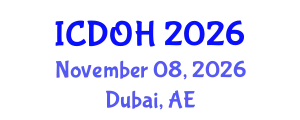 International Conference on Dentistry and Oral Health (ICDOH) November 08, 2026 - Dubai, United Arab Emirates