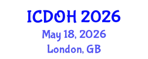 International Conference on Dentistry and Oral Health (ICDOH) May 18, 2026 - London, United Kingdom