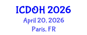 International Conference on Dentistry and Oral Health (ICDOH) April 20, 2026 - Paris, France