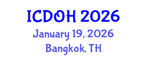International Conference on Dentistry and Oral Health (ICDOH) January 19, 2026 - Bangkok, Thailand