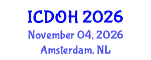 International Conference on Dentistry and Oral Health (ICDOH) November 04, 2026 - Amsterdam, Netherlands