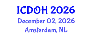 International Conference on Dentistry and Oral Health (ICDOH) December 02, 2026 - Amsterdam, Netherlands