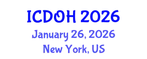 International Conference on Dentistry and Oral Health (ICDOH) January 26, 2026 - New York, United States
