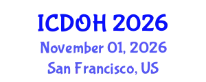 International Conference on Dentistry and Oral Health (ICDOH) November 01, 2026 - San Francisco, United States