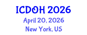 International Conference on Dentistry and Oral Health (ICDOH) April 20, 2026 - New York, United States