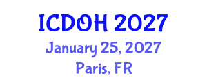 International Conference on Dentistry and Oral Health (ICDOH) January 25, 2027 - Paris, France