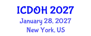 International Conference on Dentistry and Oral Health (ICDOH) January 28, 2027 - New York, United States