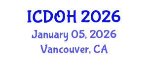 International Conference on Dentistry and Oral Health (ICDOH) January 05, 2026 - Vancouver, Canada