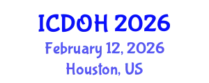 International Conference on Dentistry and Oral Health (ICDOH) February 12, 2026 - Houston, United States