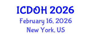 International Conference on Dentistry and Oral Health (ICDOH) February 16, 2026 - New York, United States