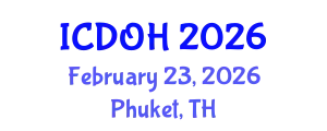 International Conference on Dentistry and Oral Health (ICDOH) February 23, 2026 - Phuket, Thailand