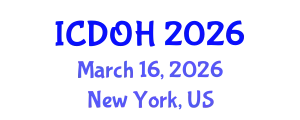 International Conference on Dentistry and Oral Health (ICDOH) March 16, 2026 - New York, United States