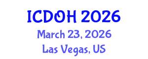 International Conference on Dentistry and Oral Health (ICDOH) March 23, 2026 - Las Vegas, United States
