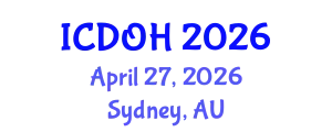 International Conference on Dentistry and Oral Health (ICDOH) April 27, 2026 - Sydney, Australia