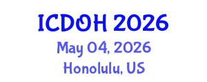 International Conference on Dentistry and Oral Health (ICDOH) May 04, 2026 - Honolulu, United States