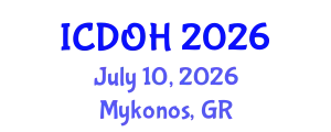 International Conference on Dentistry and Oral Health (ICDOH) July 10, 2026 - Mykonos, Greece