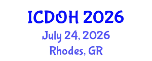International Conference on Dentistry and Oral Health (ICDOH) July 24, 2026 - Rhodes, Greece