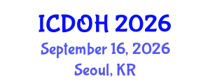 International Conference on Dentistry and Oral Health (ICDOH) September 16, 2026 - Seoul, Republic of Korea