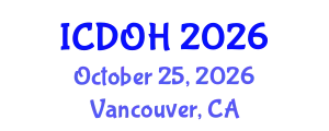 International Conference on Dentistry and Oral Health (ICDOH) October 25, 2026 - Vancouver, Canada